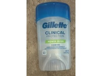Gillette Clinical Protection Clear Gel Antiperspirants &Deodorant, Power Rush, 1.6 oz/45 g - thumbnail 2
