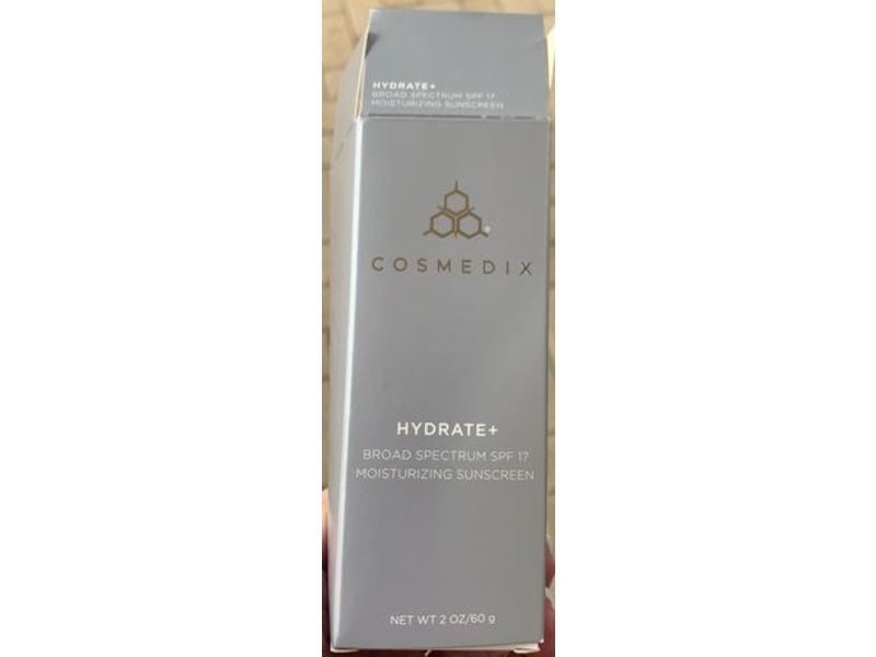 Cosmedix Hydrate Plus Moisturizing Sunscreen, 2 oz/60 g