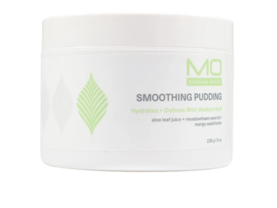 Mo Knows Hair Smoothing Pudding, Aloe Leaf Juice + Meadowfoam Seed Oil + Mango Seed Butter, 8 oz/226 g