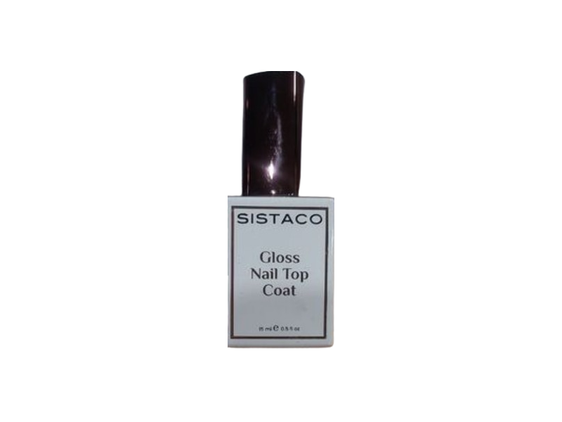 Sistaco Gloss Nail Top Coat, 0.5 fl oz/15 mL