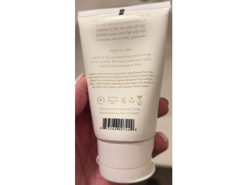 Sorella Apothecary Lip Hydrator, Avocado Oil, 2 oz/57 g
