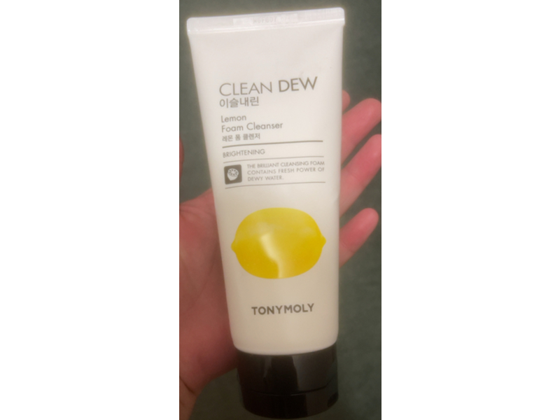 Tony Moly Clean Dew Foam Cleanser, Lemon, 180 mL