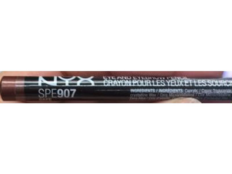 NYX Professional Makeup Slim Eye Pencil, 907 Cafe, 0.04 oz