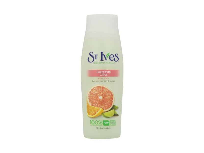 St. Ives Moisturizing Body Wash, Energizing Citrus, 13.5 fl oz/400 mL