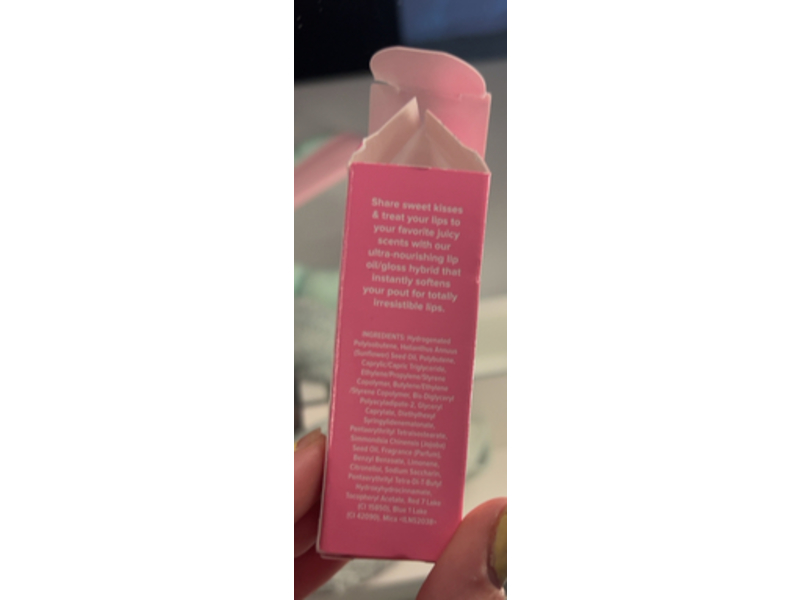 Too Faced Kissing Jelly Lip Oil Gloss, Raspberry, 0.15 fl oz