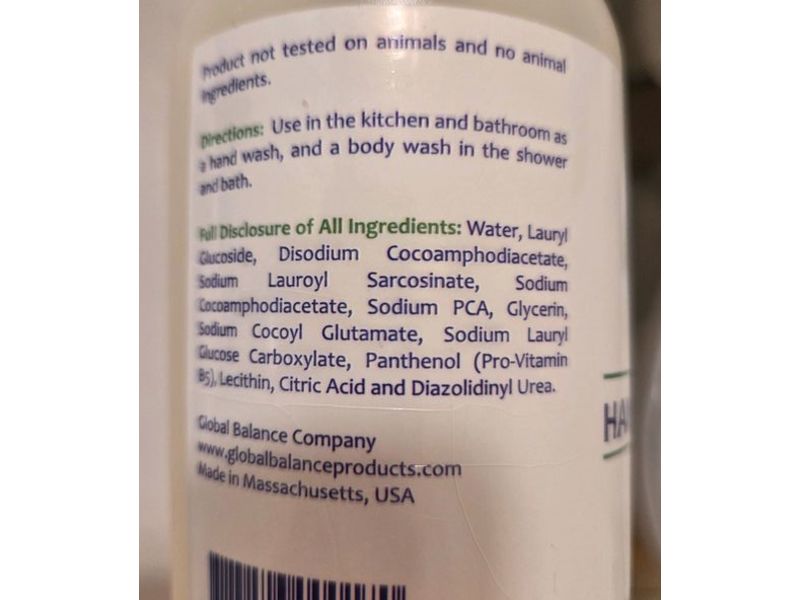 Global Balance Hand & Body Wash, Sensitive Skin, 16 oz/473 mL