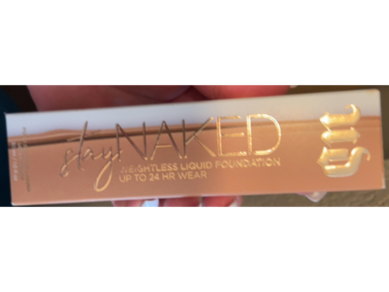 Urban Decay Stay Naked Weightless Liquid Foundation, 50WY Medium Warm Yellow, 1 fl oz/30 mL