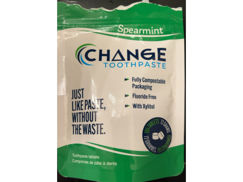 Change Toothpaste Tablets, Spearmint, 195 Count