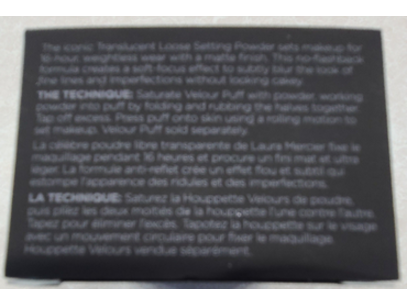 Laura Mercier Translucent Loose Setting Powder, Translucent, 1 oz/29 g