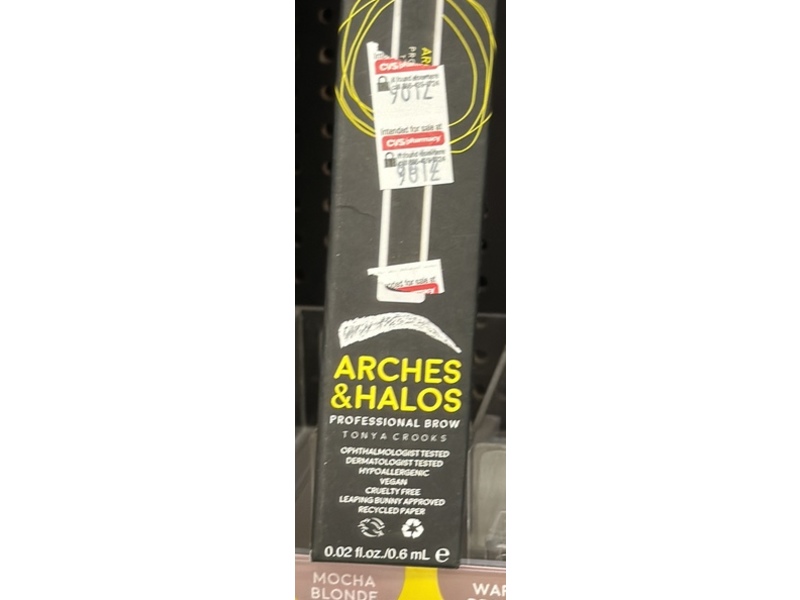 Arches & Haloes Eyebrow Pencil, Mocha Blonde, 0.02 fl oz/0.6 mL
