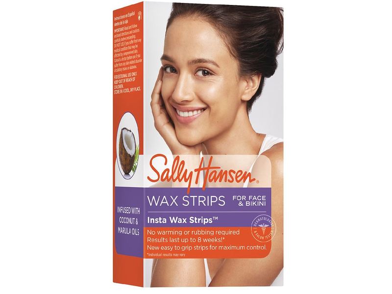 Sally Hansen Wax Strips, Face & Bikini, 24 ct