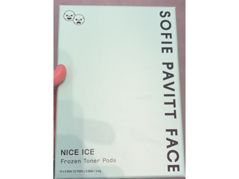 Sofie Pavitt Face Frozen Toner Pods, Nice Ice, 5.30 mL, 12 Count