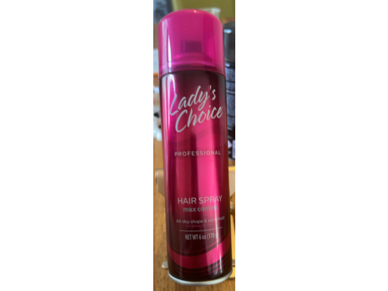 Ladys Choice Max Control Hair Spray, 6 oz/170 g
