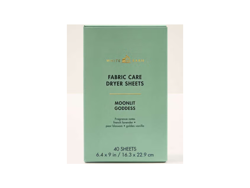 White Barn Fabric Care Dryer Sheets, Moonlit Goddess, 40 Count