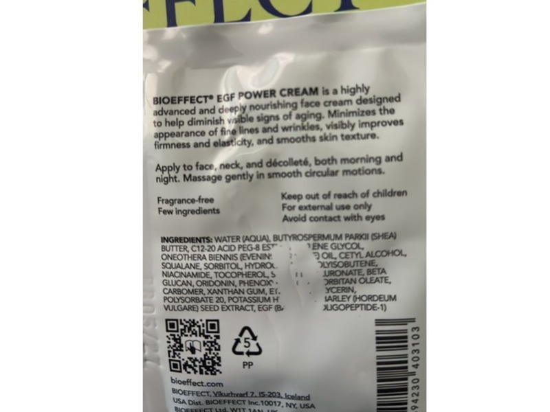 Bioeffect Egf Power Cream