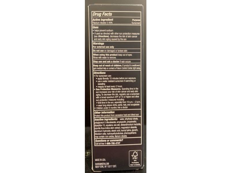 BareMinerals Liquid Mineral Foundation, Golden Medium 14, SPF 20, 1 fl oz/30 mL