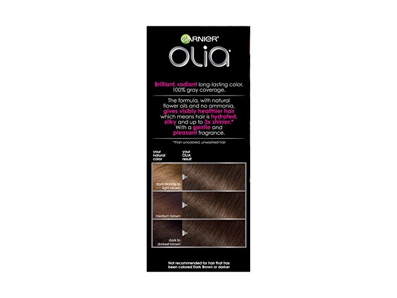 Garnier Olia Brilliant Color Permanent Color, 5.03 Medium Neutral Brown