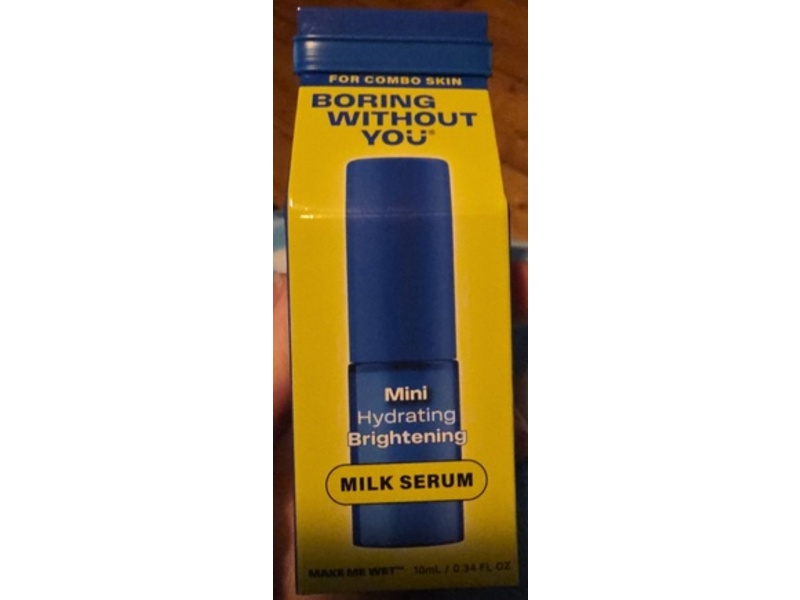 Boring Without You Make Me Wet Hydrating Brightening Milk Serum, 0.34 fl oz/10 mL
