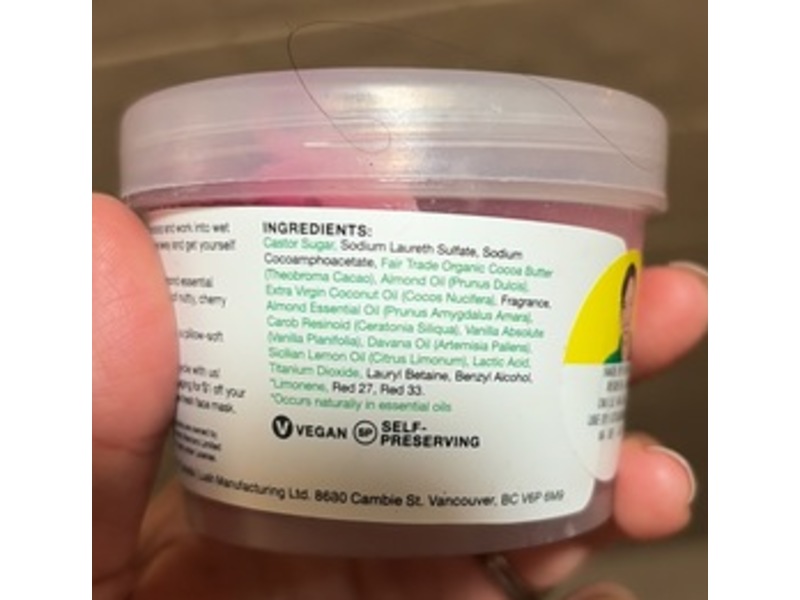 Lush Sufganiyah Sugar Scrub, 4.7 oz/135 g