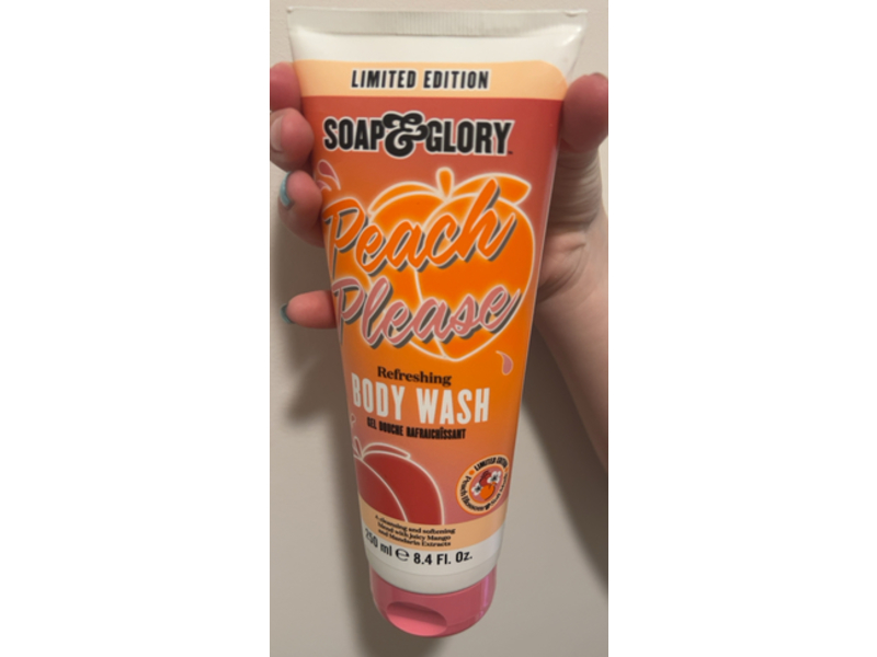 Soap & Glory Body Wash, Peach Please, 8.4 fl oz/250 mL