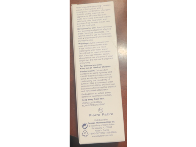 Glytone Enhance Brightening Complex, Azelaic Acid & Glycolic Acid, 1 fl oz/30 mL