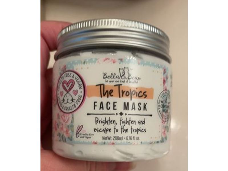 Bella And Bear The Tropics Face Mask, 6.76 fl oz/200 mL