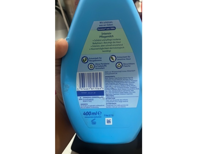 Penaten Baby Intensive Care Lotion, 400 mL