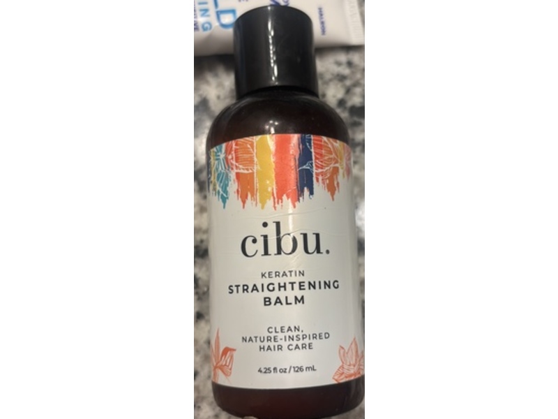 Cibu Straightening Balm, Keratin, 4.25 fl oz/126 mL