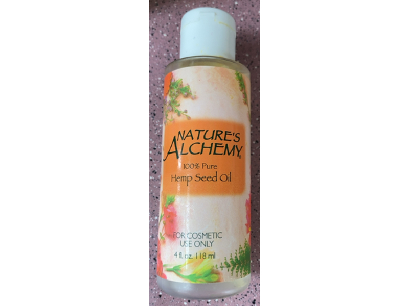 Nature's Alchemy Hemp Seed Oil, 4 fl oz/118 mL