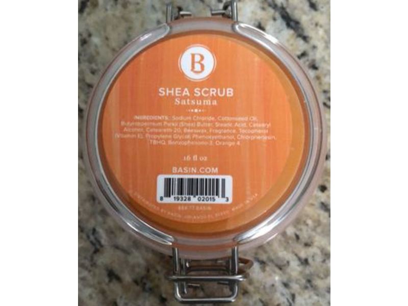 Basin Shea Scrub Satsuma, 16 fl oz