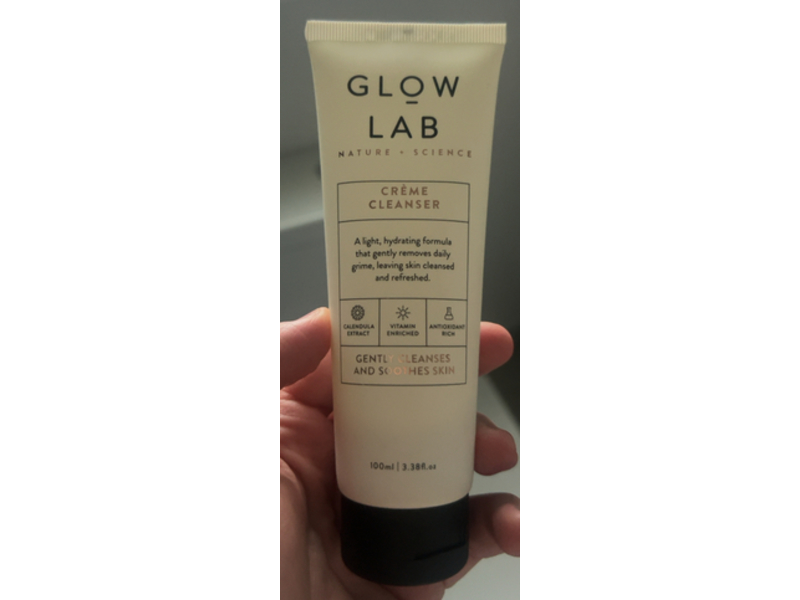 Glow Lab Creme Cleanser, 3.38 fl oz/100 mL