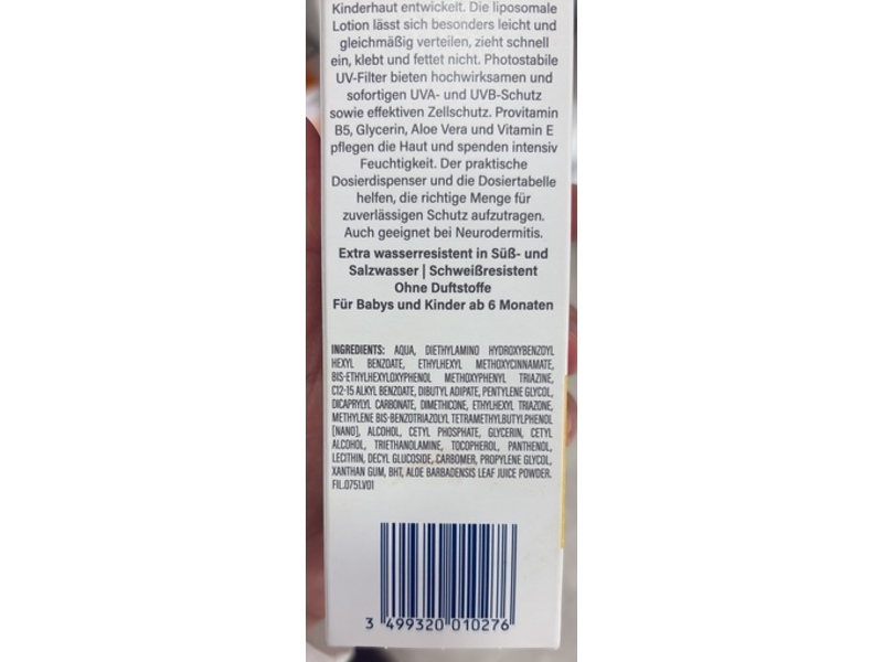 Cetaphil Sun Kids SPF 50+ Liposomal Lotion, 150 mL