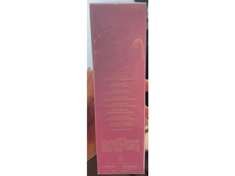 Chanel Chance Eau Tendre Deodorant Vaporisateur Spray, 3.4 fl oz/100 mL