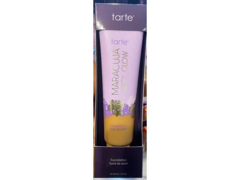 Tarte Maracuja Juicy Glow Tint Foundation, 45N Tan Neutral, 1 fl oz/30 mL