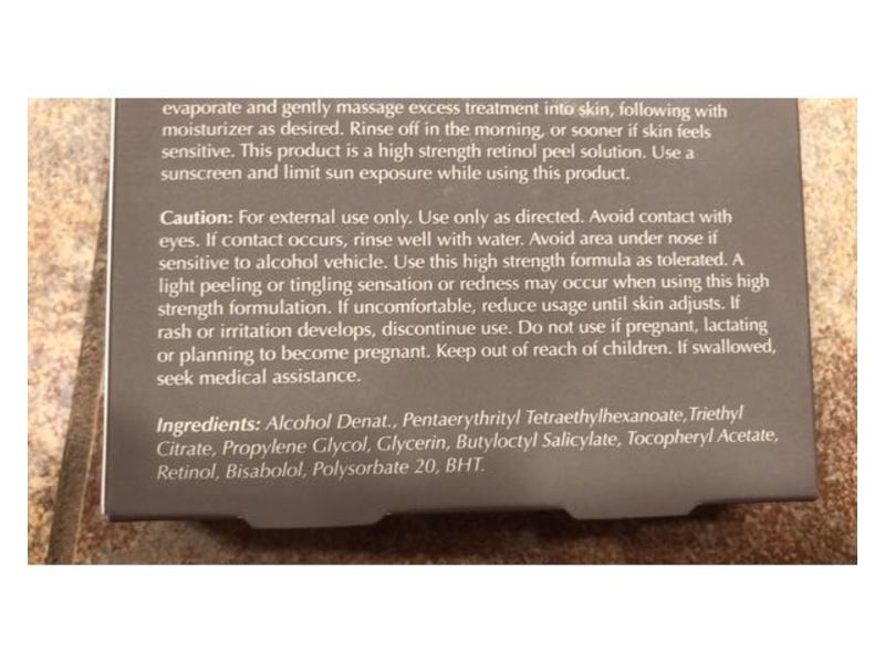 Exuviance Advanced Series Pure Retinol Correcting Peel, Achieve, 0.07 fl oz/2 mL, 6 Count