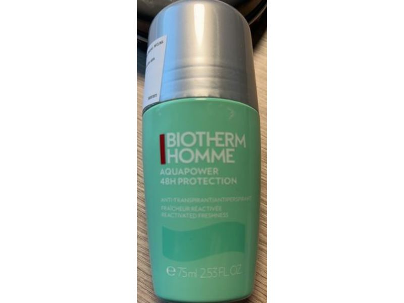 Biotherm Homme Aquapower 48H Anti-Perspirant Reactivated, 2.53 fl oz/75 mL