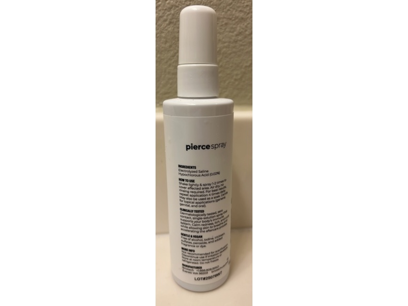 Briotech Pierce Spray, Hypochlorous Acid 0.02%, 4 fl oz/120 mL
