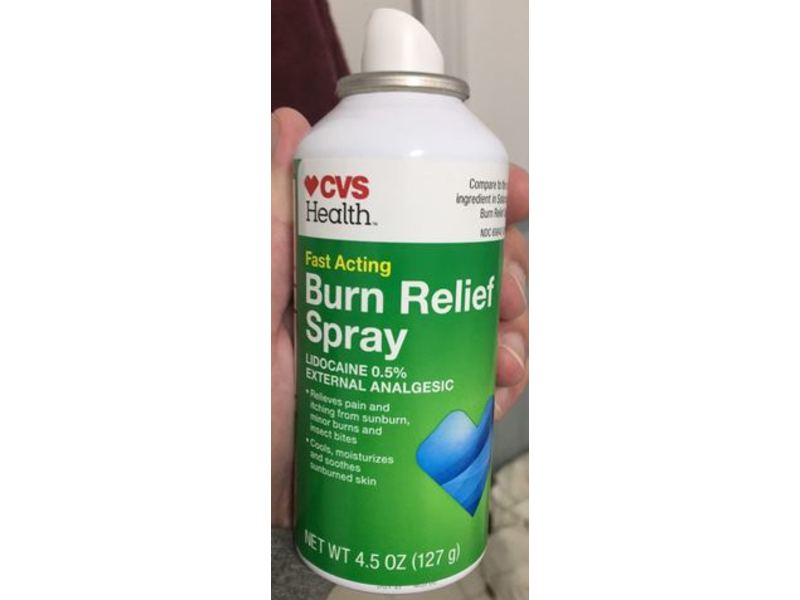 Cvs Health Fast Acting Burn Relief Spray, 4.5 oz/127 g