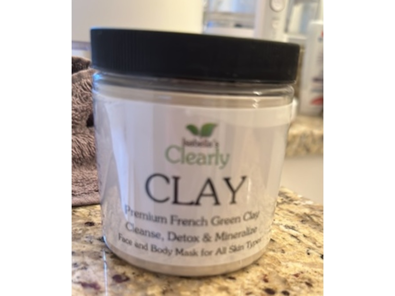 Isabella's Clearly Clay Pore Cleansing Mask, 8 oz/230 g