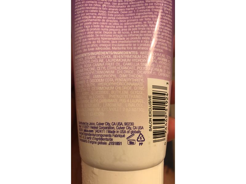 Joico Color Balance Purple Conditioner, 8.5 fl oz/250 mL