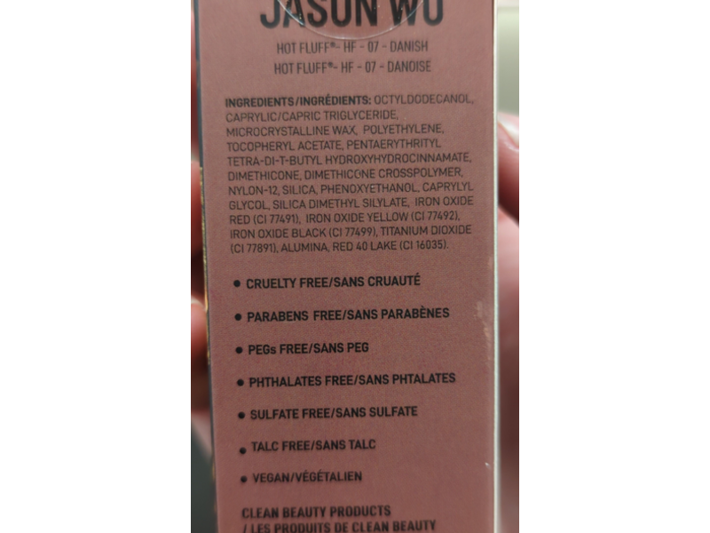 Jason Wu Beauty Hot Fluff Lipstick, Danish, 0.134 oz