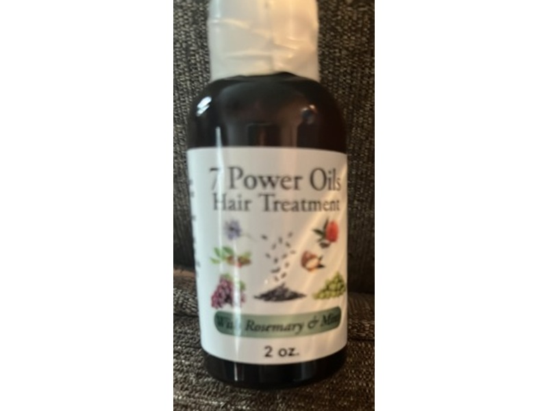 Africa Imports 7 Power Oils Hair Treatment, Rosemary & Mint, 2 oz
