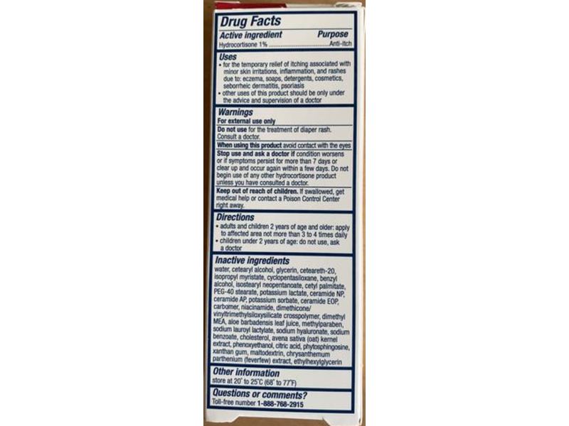 Cerave Hydrocortisone Anti-Itch Cream, 1 oz/28 g