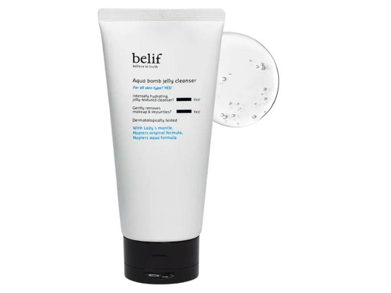 Belif Aqua Bomb Jelly Cleanser, 1.01 fl oz/30 mL