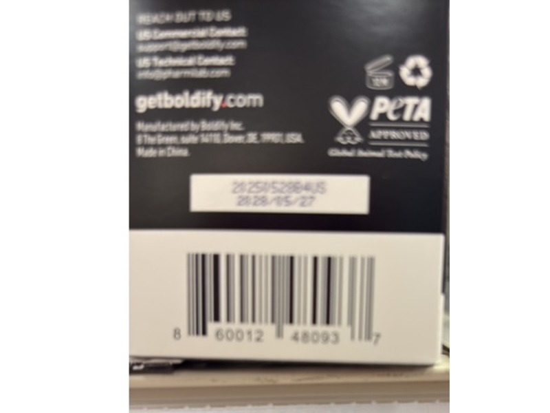 Boldify Hairline Powder Root & Thinning Cover-Up Powder, Black, 0.14 oz/4g`
