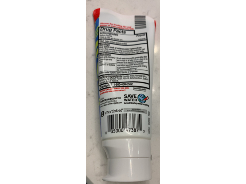 Colgate Fluoride Toothpaste, Fresh Mint, 4.0 oz/113 g