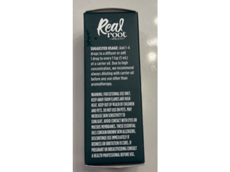 Real Root By Sprouts Organic Essential Oil, Peppermint, 1 fl oz/30 mL