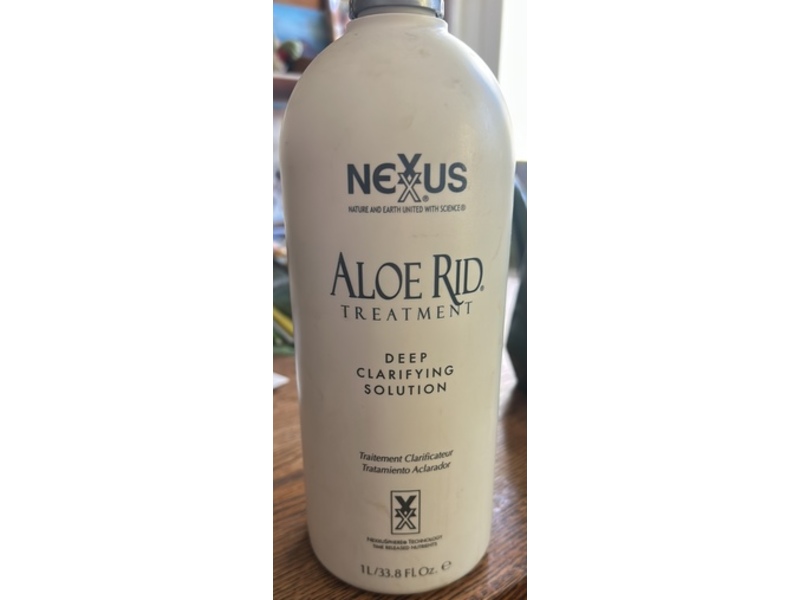 Nexxus Deep Clarifying Solution, Aloe Rid Treatment, 33.8 fl oz/1 L