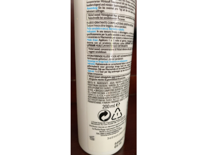 La Roche Posay Lipikar Gel Fluide, 200 mL
