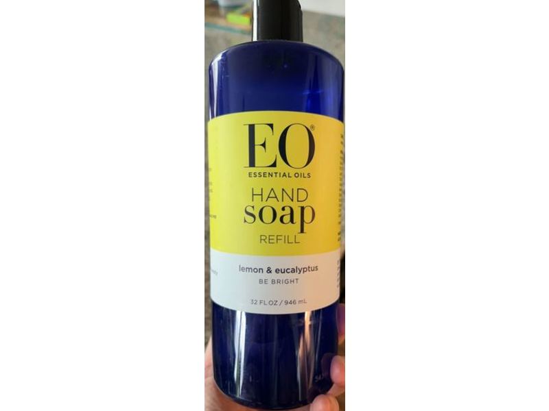 EO Products Hand Soap, Lemon & Eucalyptus, 32 fl oz/946 mL